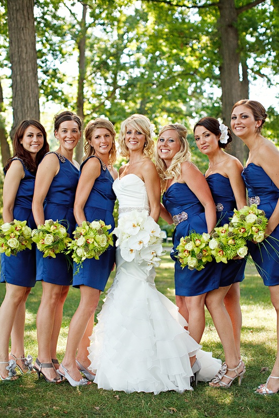 blue bridesmiad dresses