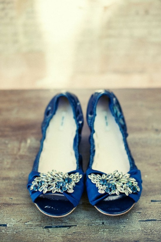 royal blue bridal shoes